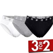 CR7 Cristiano Ronaldo Kalsonger 3P Basic Brief Svart/Vit bomull Small ...