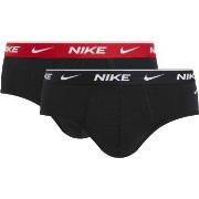 Nike Kalsonger 2P Everyday Cotton Stretch Brief Svart/Röd bomull Small...