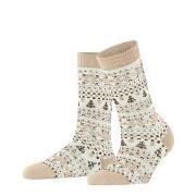 Falke Strumpor Country Calling Women Wool Sock Brun mönstrad Strl 39/4...