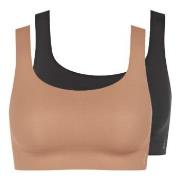 Sloggi BH 2P ZERO Feel 2 0 Top C2P Flerfärgad Small Dam