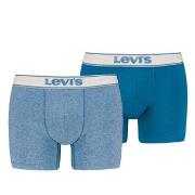 Levis Kalsonger 2P Base Vintage Boxer Blå/Ljusblå bomull Small Herr