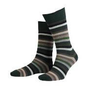 Amanda Christensen Strumpor True Block Stripe Ankle Sock Svart/Grön St...