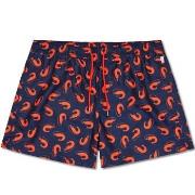 Happy socks Badbyxor Shrimpy Swim Shorts Marin mönstrad polyester Smal...
