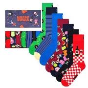 Happy socks Strumpor 7P 7-Day Gift Box Flerfärgad-2 bomull Strl 41/46