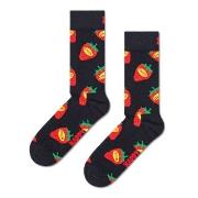 Happy socks Strumpor Strawberry Sock Svart Strl 41/46