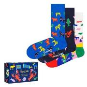 Happy socks Strumpor 3P Swedish Edition Gift Box Flerfärgad bomull Str...