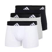 adidas Kalsonger 3P Active Flex Cotton Trunk Vit/Grå bomull Small Herr