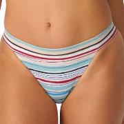 Sloggi Shore Candy Basslet Brazilian Bikini Brief Ljusblå Randig Small...