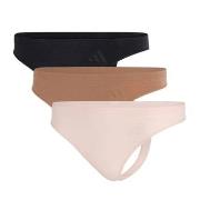 adidas Trosor 3P Sport Active Seamless Low Rise Thongs Flerfärgad poly...