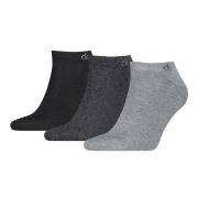 Calvin Klein Strumpor 3P Sneaker Socks For Men Grå Strl 39/42 Herr
