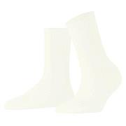 Falke Strumpor Women Cotton Rib Socks Benvit bomull Strl 39/42 Dam