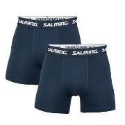 Salming Kalsonger 2P Cotton Boxer Marin bomull Medium Herr