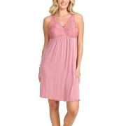 Damella Louise Nightdress Without Sleeves Rosa viskos Small Dam