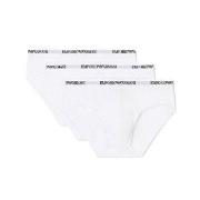 Armani Stretch Jersey Briefs Kalsonger 3P Vit bomull Small Herr