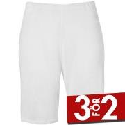 Damella Microfiber Waist Slip Shorts Vit viskos 38 Dam