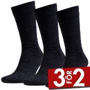 Amanda Christensen Strumpor 3P Grade Merino Wool Sock Antracit Strl 39...