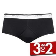 Jockey Kalsonger Cotton Y-front Brief Svart bomull Small Herr
