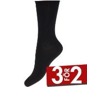 Decoy Strumpor 2P Bamboo Thin Socks Svart Strl 37/41 Dam
