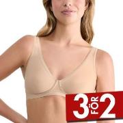 Sloggi BH Basic Plus Soft Bra Beige A 75 Dam