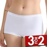 Sloggi Trosor Basic Short Vit bomull 38 Dam