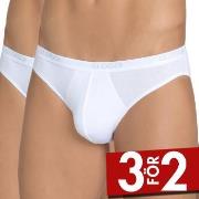 Sloggi Kalsonger 2P For Men Basic Minis Vit bomull Small Herr