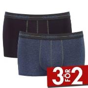 Sloggi Kalsonger 2P For Men Start Hip Svart/Grön bomull Small Herr