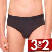 Sloggi Kalsonger 2P Men 24 7 Midi Svart bomull Small Herr