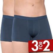 Sloggi Kalsonger 4P Men 24 7 Short D1 Mörkblå bomull Small Herr