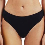 Bread and Boxers Cotton Thong Trosor 2P Svart ekologisk bomull Small D...
