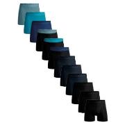 Muchachomalo Kalsonger 12P Cotton Boxers Svart/Blå bomull Small Herr