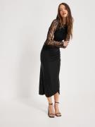 Object Collectors Item - Midikjolar - Black - Objannie Hw Drape Skirt ...