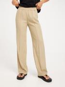 Only - Kostymbyxor - Oxford Tan - Onllucy-Laura Mw Wide Pin Pant Tlr -...