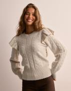 Object Collectors Item - Beige - Objjulia Knit L/S Re Pullover 134