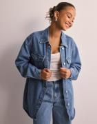 Vero Moda - Blå - Vmnaya Oversized Denim Shirt Mix No