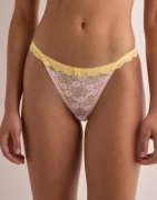 Nelly - Rosa - Contrast Lace Thong