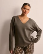 OBJECT - Brun - Objreynard V-Neck Pullover Noos