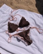 Nelly - Multi/Mönstrad - Frilled Contrast Bikini Top