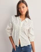 OBJECT - Vit - Objbitten L/S Re Shirt Noos