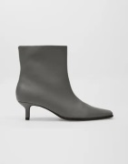 Nelly - Grå - Squaretoe Ankel Boot