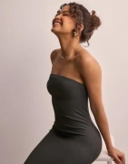 Only - Grå - Onlclare S/L Slit Dress Jrs