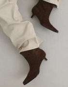Nelly - Brun - Squaretoe Soft Ankel Boot