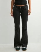 Abrand Jeans - Svart - 00 Super Low Kick Tall Sophie