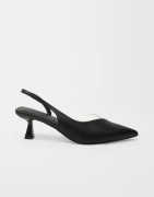 Nelly - Svart - Side Cut Slingback