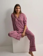 Hunkemöller - Rosa - Pj Ls Satin Print