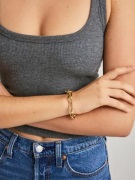 Pieces - Guld - Pcrandi O Bracelet