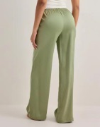 Nelly - Grön - Pull On Satin Pants