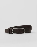 BECKSÖNDERGAARD - Brun - Grain Nola Leather Belt