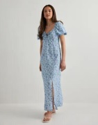 Vero Moda - Blommig - Vmjosie 2/4 Tie Ankle Dress Wvn Ga