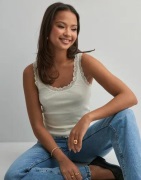 Only - Vit - Onlsara Sharai Lace Tank Top Jrs No