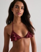 Nelly - Röd - Flounce Bikini Triangle